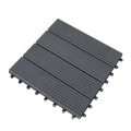 Engineered Composite Allweather Resistant WPC Deck Tiles Interlocking 3D Flooring